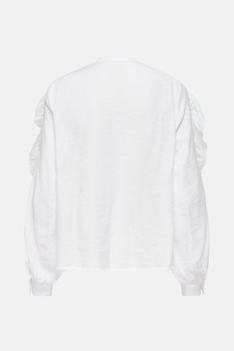 Blouse met lange mouwen - wit