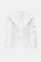 Blouse met lange mouwen - wit