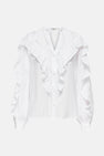 Blouse met lange mouwen - wit