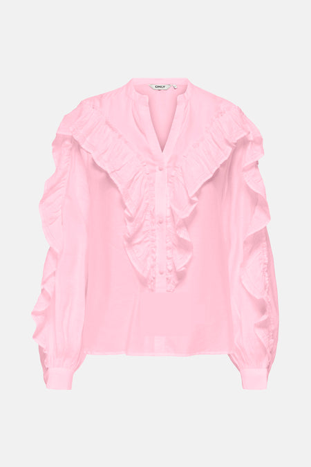 Blouse (lange mouwen) roze - ONLY®