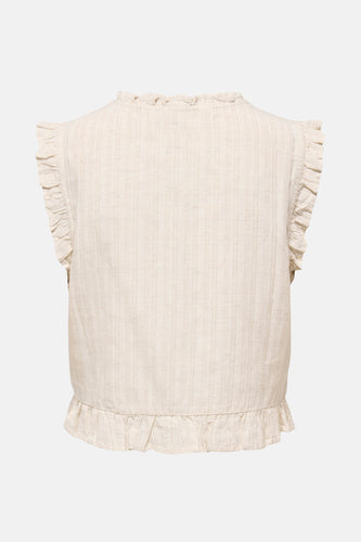 ONLELLIE SL V-NECK SHIRT CS WVN