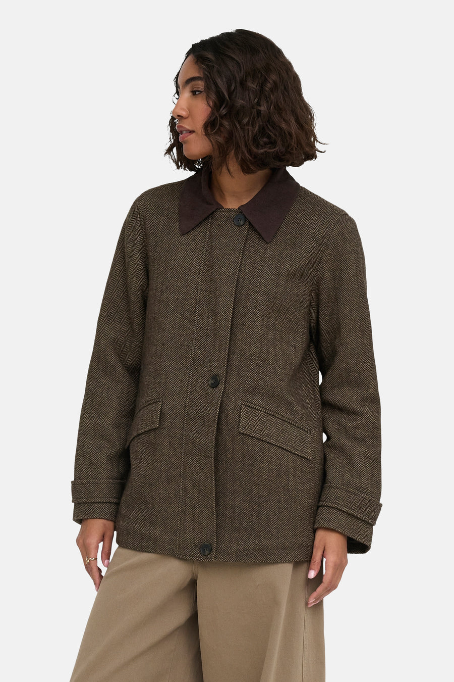 Korte jas bruin - ONLY®
