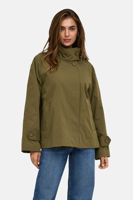 Korte jas groen - ONLY®