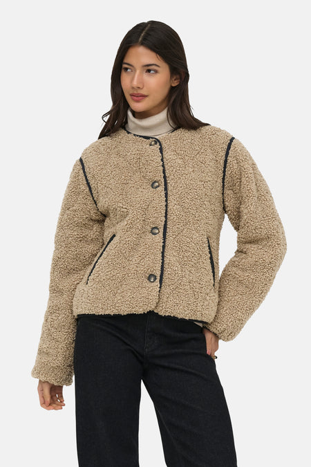 Korte jas beige - ONLY®