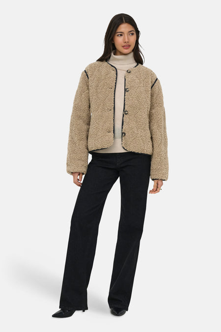 Korte jas beige - ONLY®