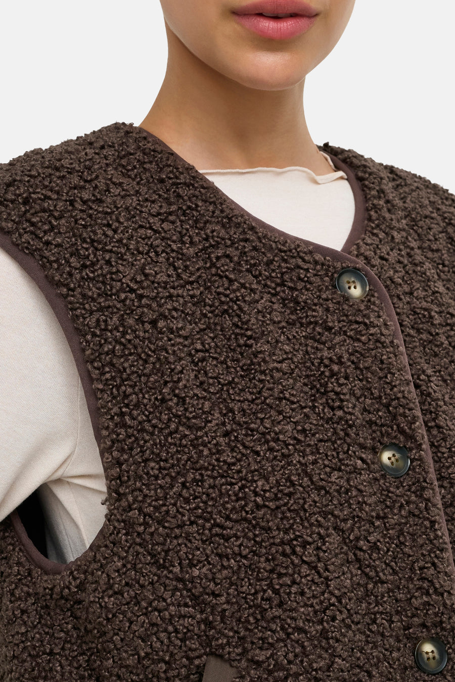 Jas (zonder mouwen) bruin - ONLY®