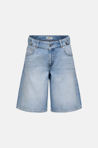 Short - light blue denim