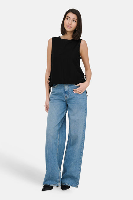 Blouse sans manches - noir