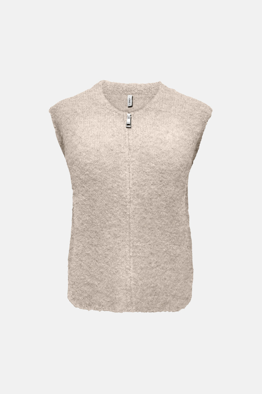 Dames tops pull zonder mouw Écru - ONLY®