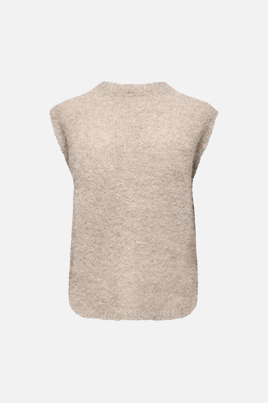 Dames tops pull zonder mouw Écru - ONLY®