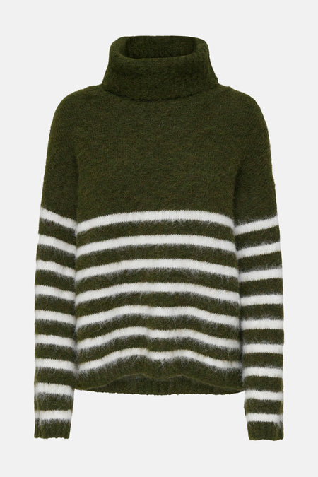 Trui met rolkraag groen - ONLY®