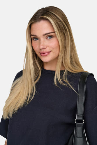 Trui met ronde hals blauw - ONLY®