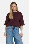 Trui met ronde hals bordeaux - ONLY®