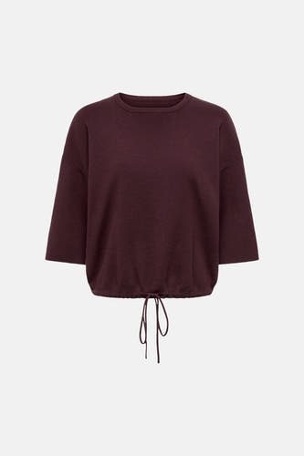 Trui met ronde hals bordeaux - ONLY®