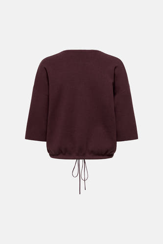 Trui met ronde hals bordeaux - ONLY®