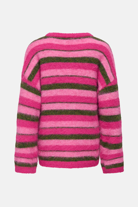 Pull met ronde hals - Roze