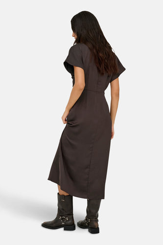 Kleedje met korte mouwen - bruin - JDY