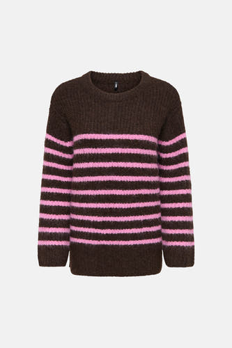 Pull col O brun - ONLY®