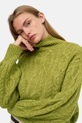 Trui met rolkraag groen - ONLY®