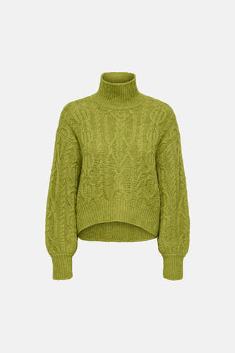 Trui met rolkraag groen - ONLY®
