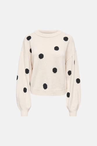 Pull col O Écru - ONLY®