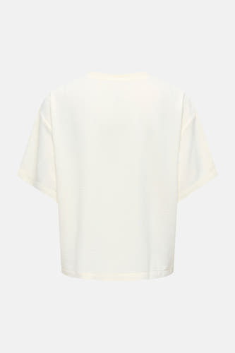 Blouse (korte mouwen) ecru - JDY