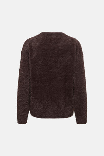 Trui met ronde hals bruin - JDY