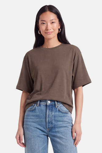 T-shirt à manches courtes - brun