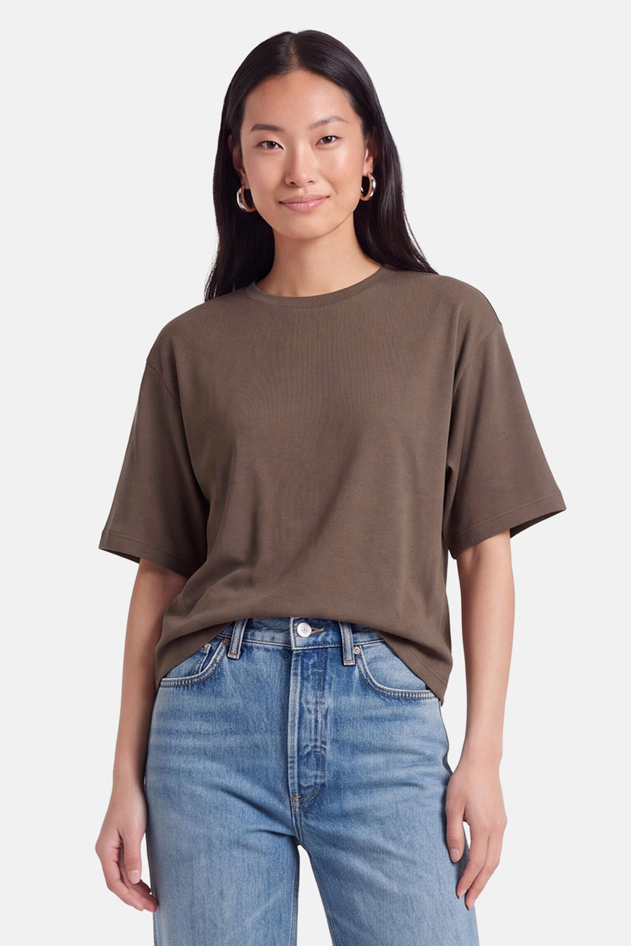 T-shirt à manches courtes - brun