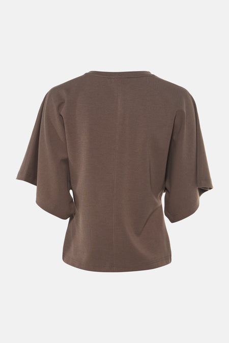 Top (korte mouwen) bruin - JDY