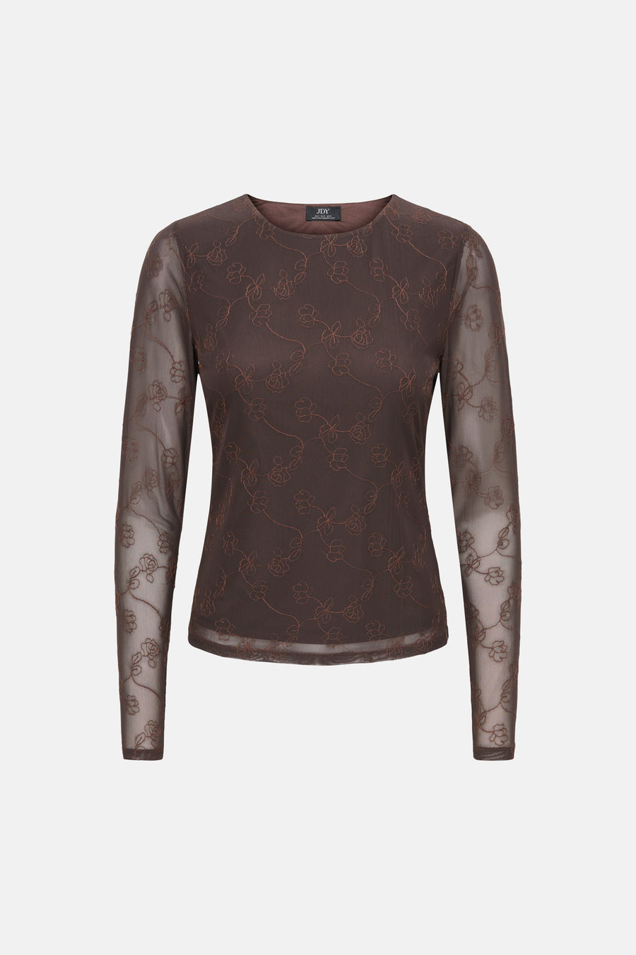 T-shirt (lange mouwen) bruin - JDY