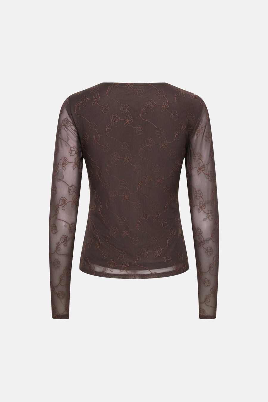 T-shirt (lange mouwen) bruin - JDY