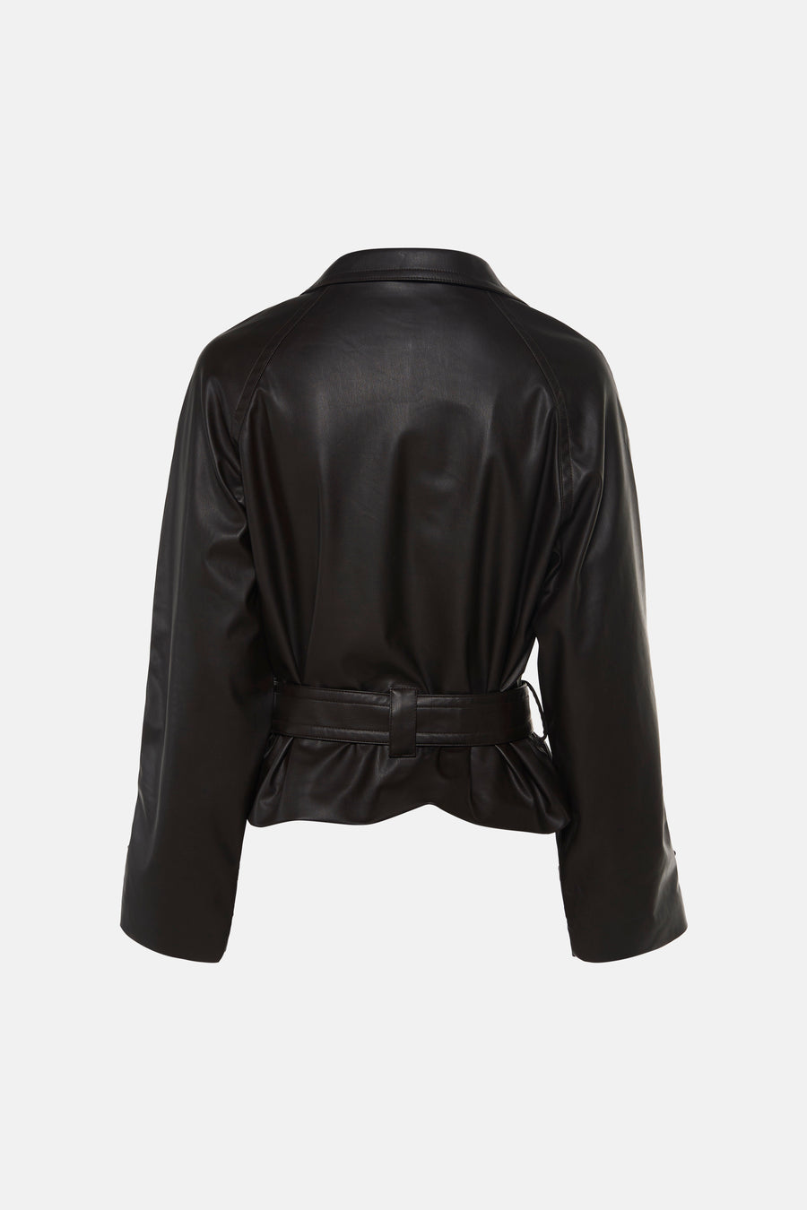 Veste en similicuir - brun