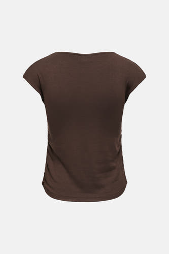 Top (korte mouwen) bruin - JDY