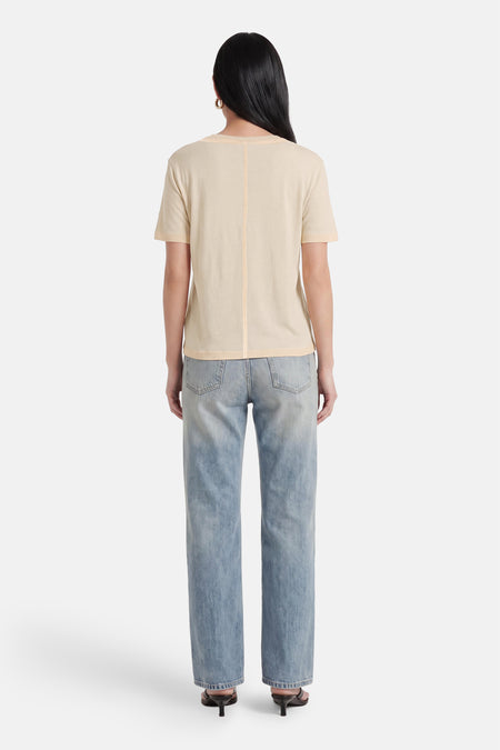 T-shirt met korte mouwen - ecru