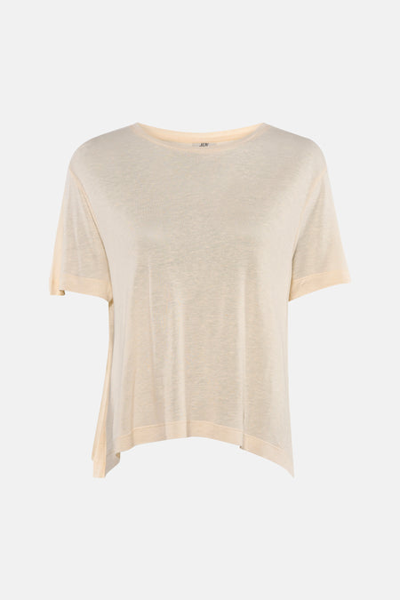 T-shirt met korte mouwen - ecru