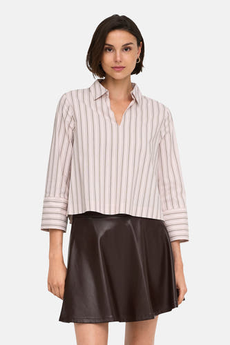Blouse (lange mouwen) roze - JDY