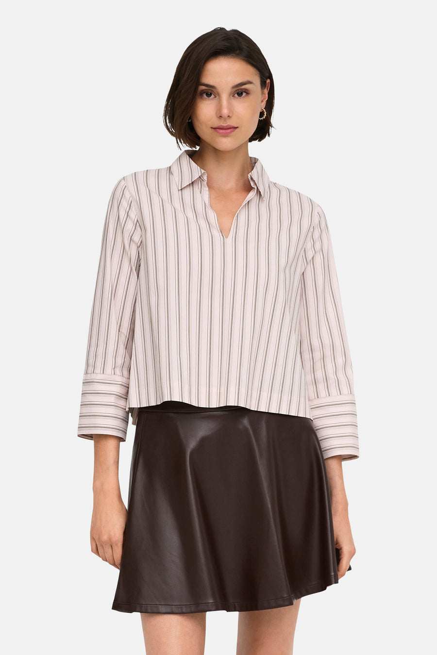 Blouse (lange mouwen) roze - JDY