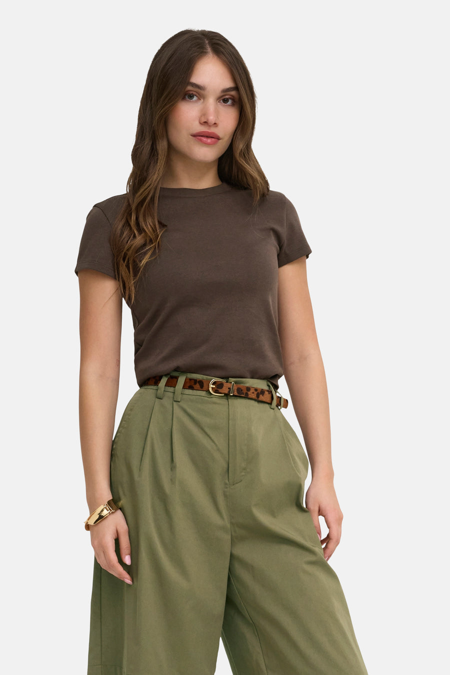 T-shirt - bruin