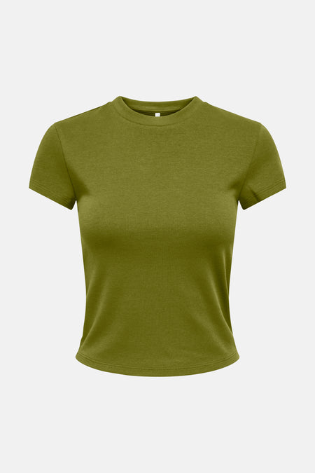 Top uni manche courte vert - ONLY®