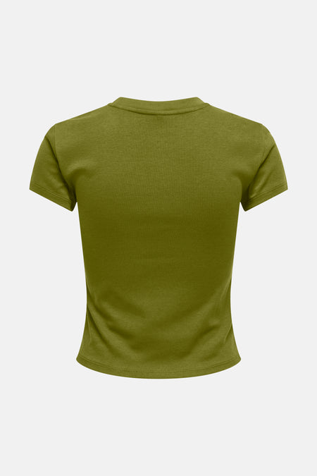 Top uni manche courte vert - ONLY®