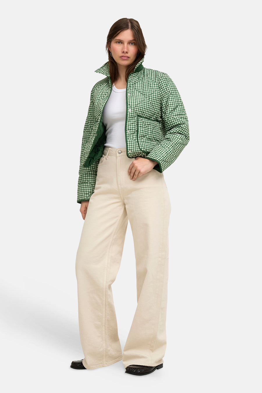 Korte jas groen - ONLY®