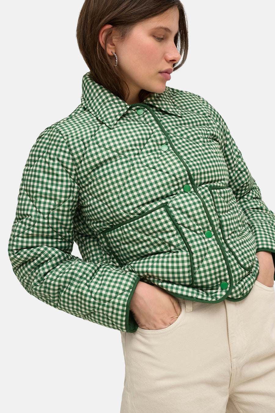 Korte jas groen - ONLY®