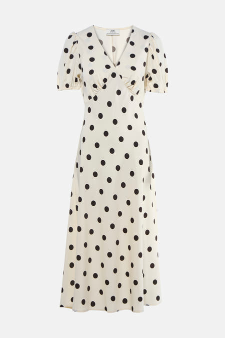 Robe à manches courtes - écru