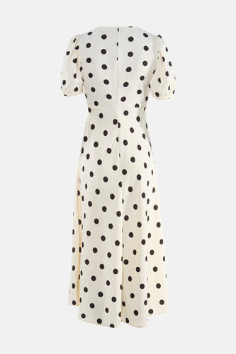 Kleedje met korte mouwen - ecru