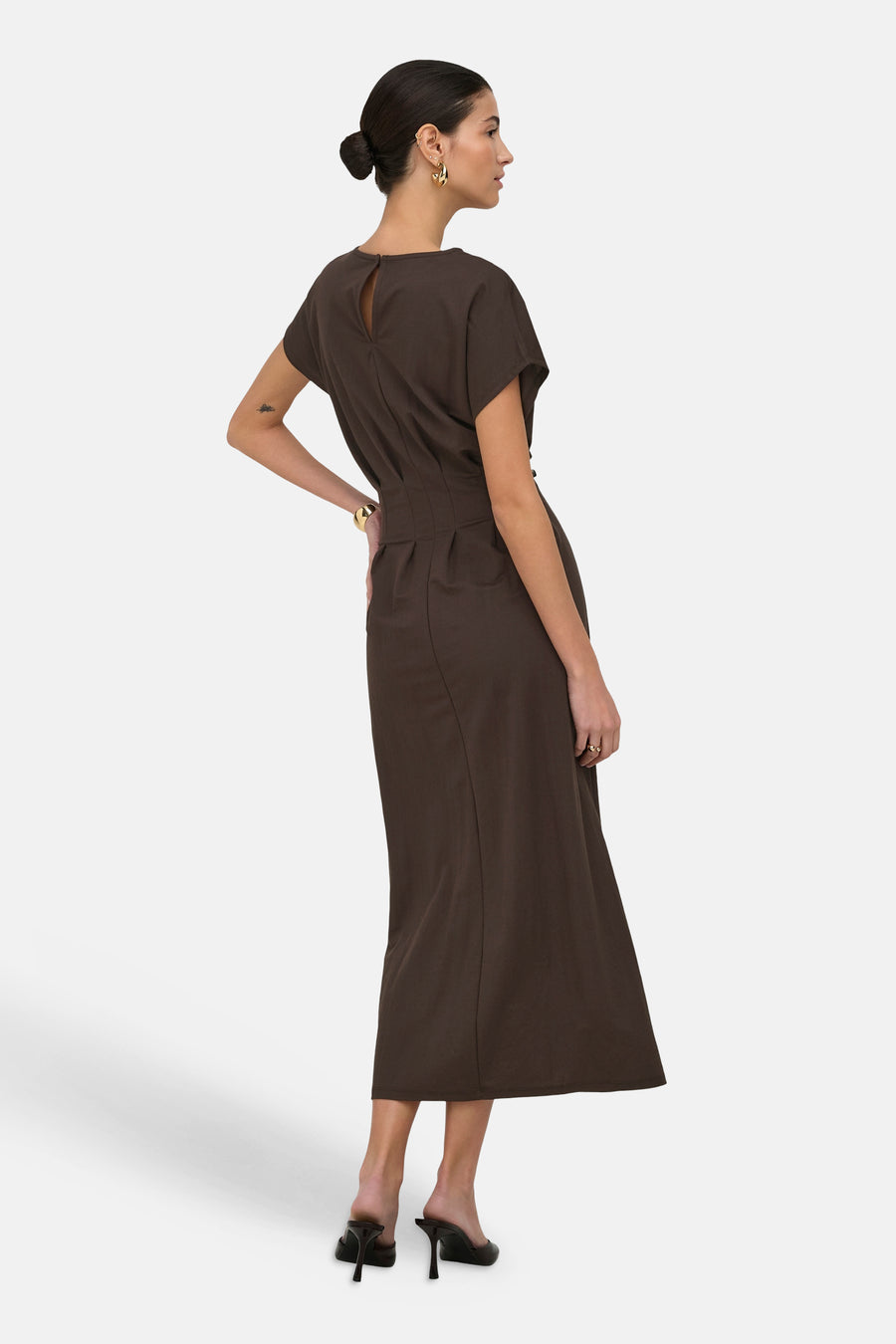 Robes manches courtes brun - JDY