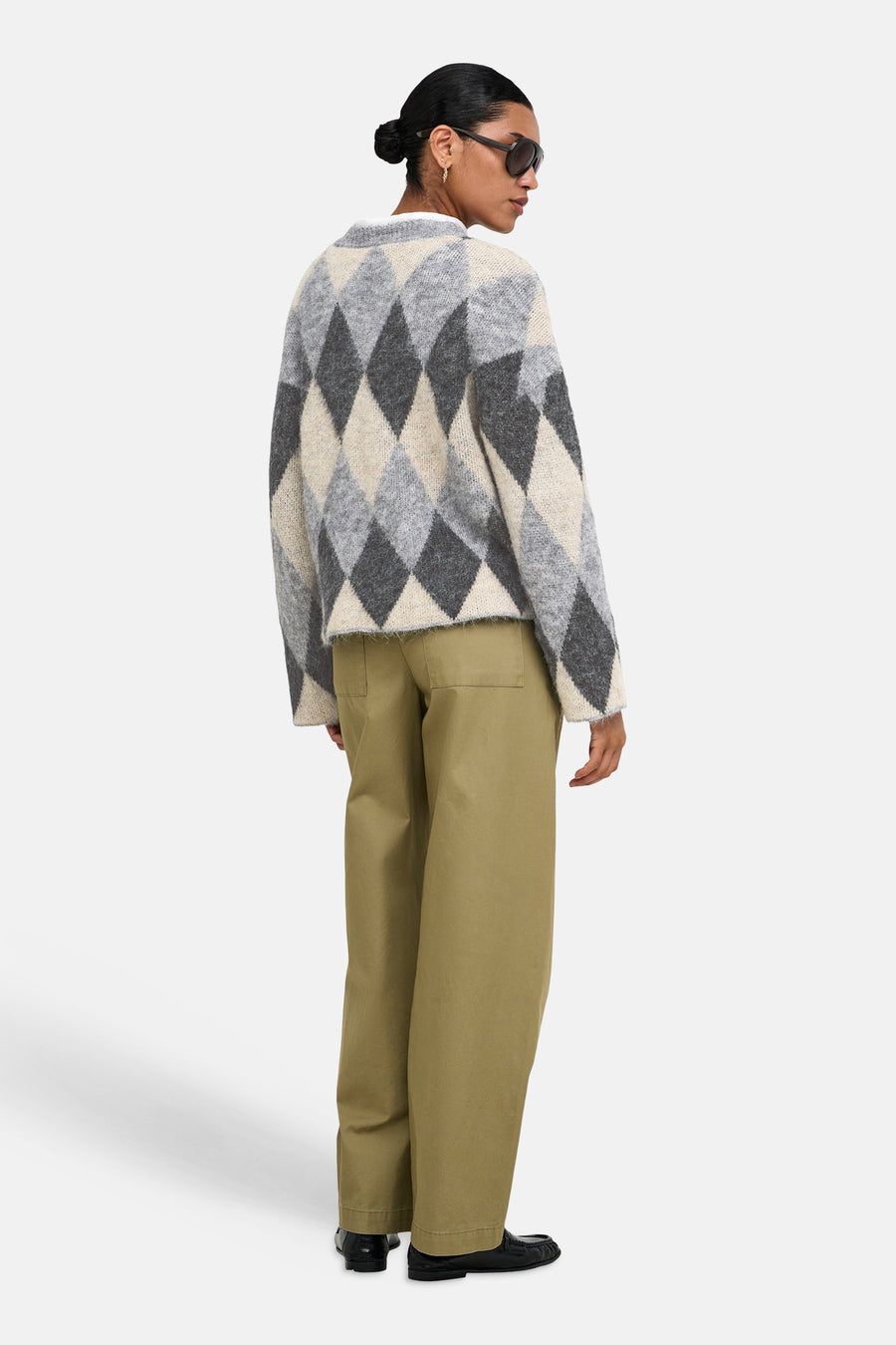 Pull col O gris - ONLY®