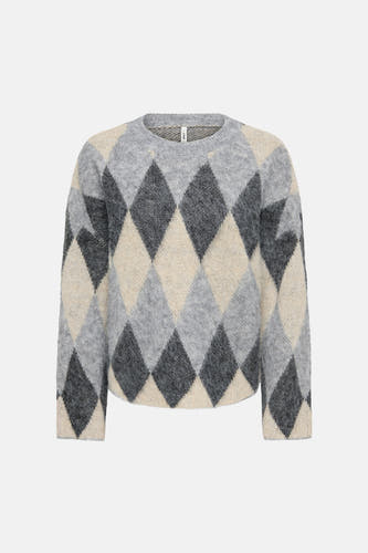 Pull col O gris - ONLY®