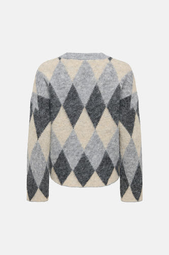 Pull col O gris - ONLY®
