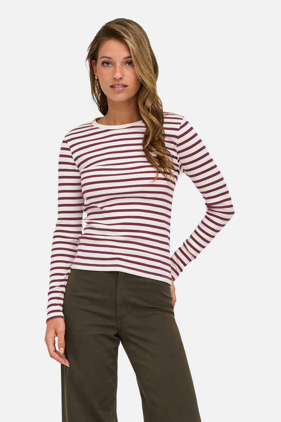 T-shirt (lange mouwen) rood - JDY